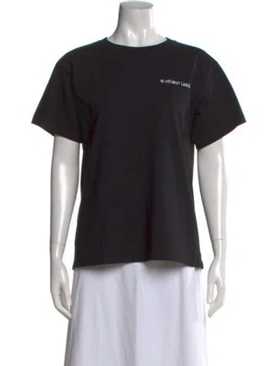 Pre-owned Helmut Lang Crew Neck Short Sleeve T-shirt In Black