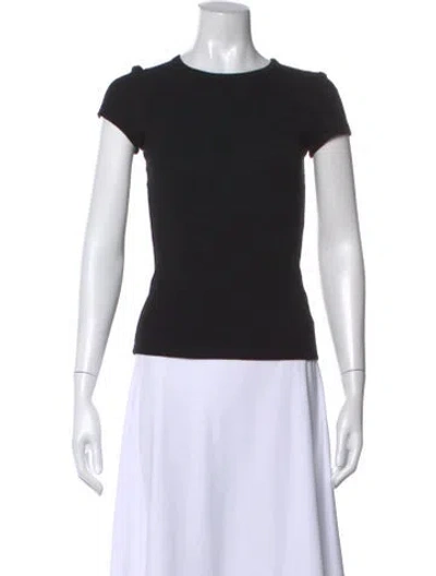 Pre-owned Helmut Lang Crew Neck Short Sleeve T-shirt In Black