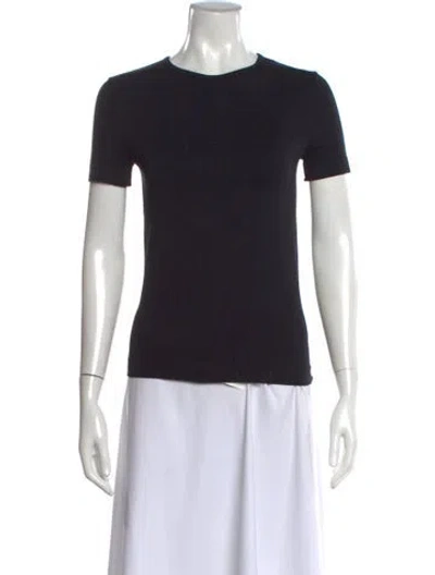 Pre-owned Helmut Lang Crew Neck Short Sleeve T-shirt In Black