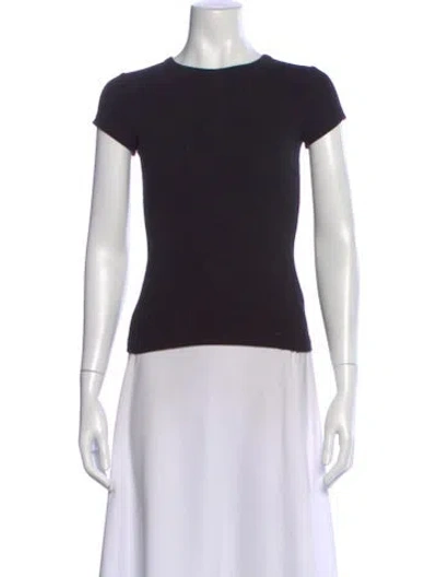Pre-owned Helmut Lang Crew Neck Short Sleeve T-shirt In Black