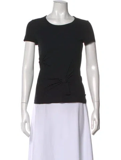 Pre-owned Helmut Lang Crew Neck Short Sleeve T-shirt In Black
