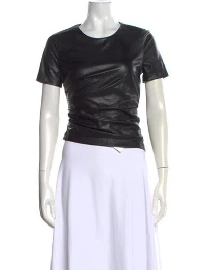 Pre-owned Helmut Lang Crew Neck Short Sleeve T-shirt In Black