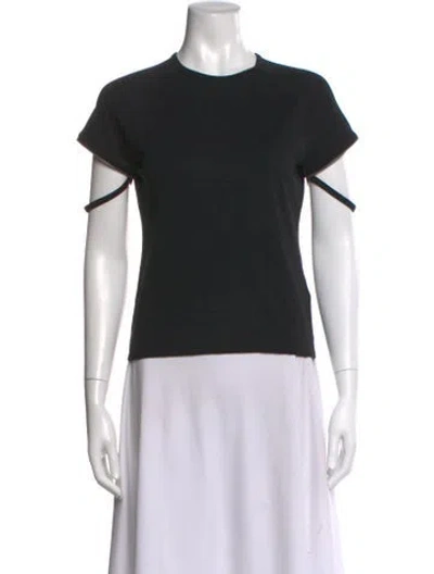 Pre-owned Helmut Lang Crew Neck Short Sleeve T-shirt In Black