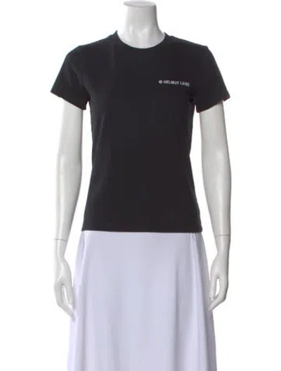 Pre-owned Helmut Lang Crew Neck Short Sleeve T-shirt In Black