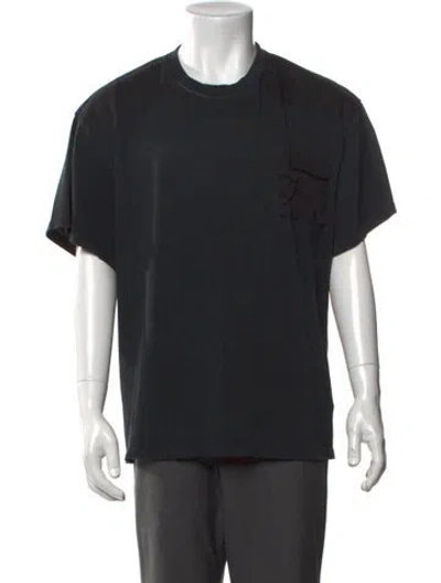 Pre-owned Helmut Lang Crew Neck Short Sleeve T-shirt In Black