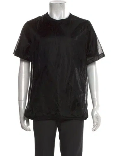 Pre-owned Helmut Lang Crew Neck Short Sleeve T-shirt In Black