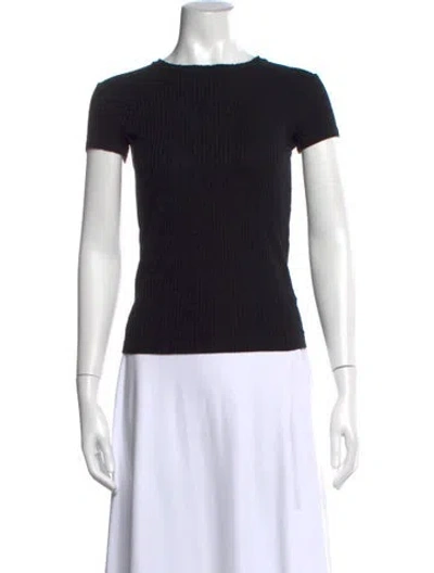 Pre-owned Helmut Lang Crew Neck Short Sleeve T-shirt In Black