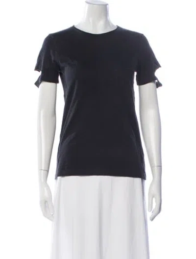 Pre-owned Helmut Lang Crew Neck Short Sleeve T-shirt In Black