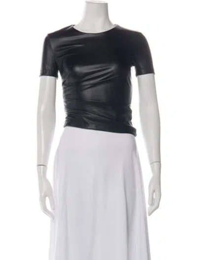 Pre-owned Helmut Lang Crew Neck Short Sleeve T-shirt In Black
