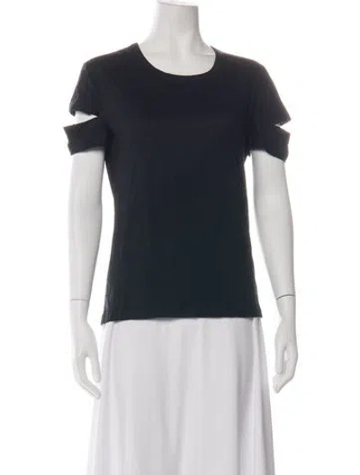 Pre-owned Helmut Lang Crew Neck Short Sleeve T-shirt In Black