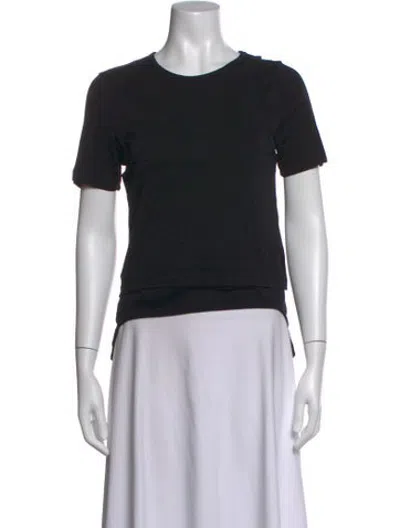 Pre-owned Helmut Lang Crew Neck Short Sleeve T-shirt In Black