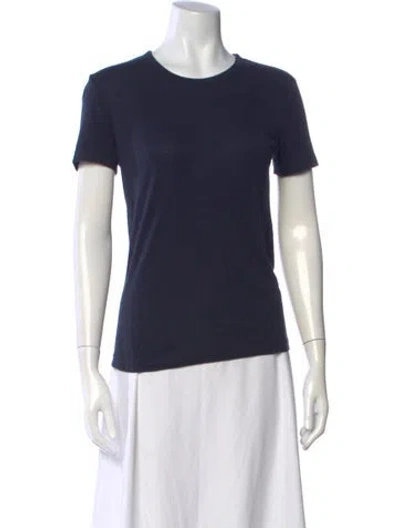 Pre-owned Helmut Lang Crew Neck Short Sleeve T-shirt In Blue