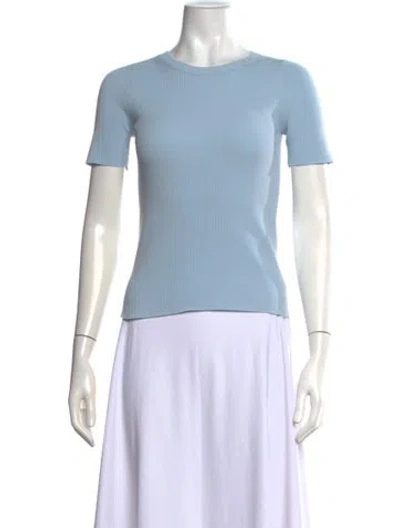 Pre-owned Helmut Lang Crew Neck Short Sleeve T-shirt In Blue