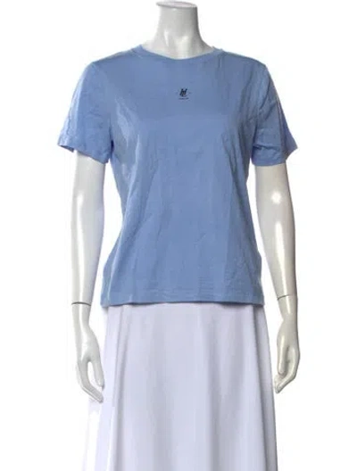 Pre-owned Helmut Lang Crew Neck Short Sleeve T-shirt In Blue