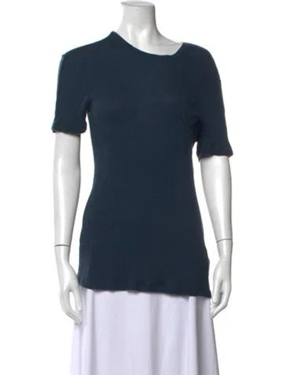 Pre-owned Helmut Lang Crew Neck Short Sleeve T-shirt In Blue