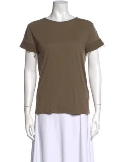 Pre-owned Helmut Lang Crew Neck Short Sleeve T-shirt In Green