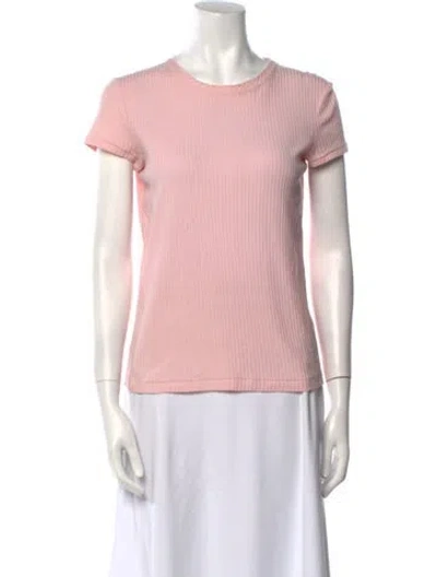 Pre-owned Helmut Lang Crew Neck Short Sleeve T-shirt In Pink