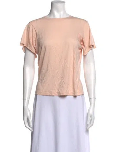 Pre-owned Helmut Lang Crew Neck Short Sleeve T-shirt In Pink