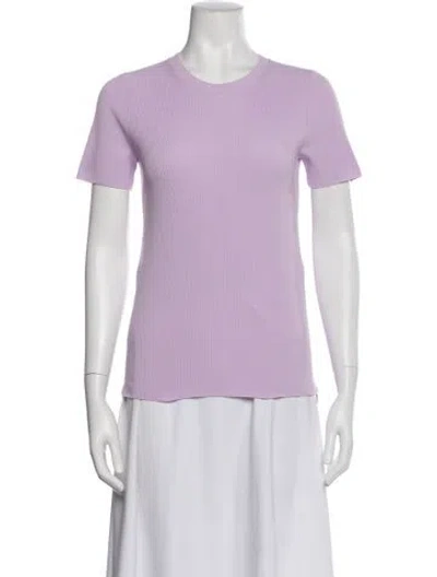 Pre-owned Helmut Lang Crew Neck Short Sleeve T-shirt In Purple