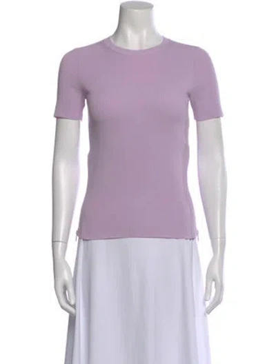 Pre-owned Helmut Lang Crew Neck Short Sleeve T-shirt In Purple