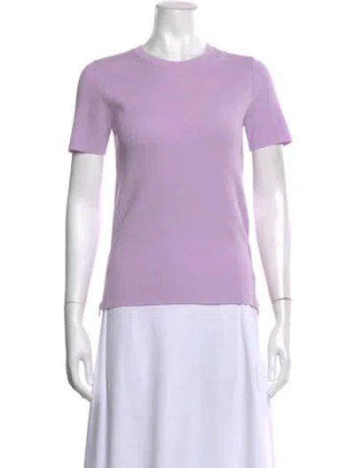 Pre-owned Helmut Lang Crew Neck Short Sleeve T-shirt In Purple