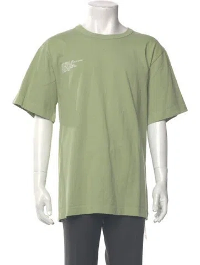 Pre-owned Helmut Lang Crew Neck Short Sleeve T-shirt W/ Tags In Green