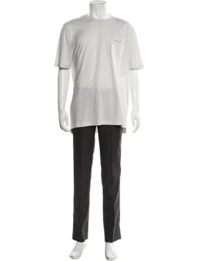 Pre-owned Helmut Lang Crew Neck Short Sleeve T-shirt W/ Tags In Neutrals