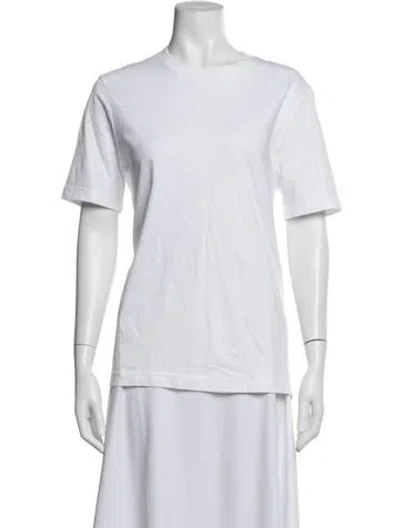 Pre-owned Helmut Lang Crew Neck Short Sleeve T-shirt W/ Tags In White