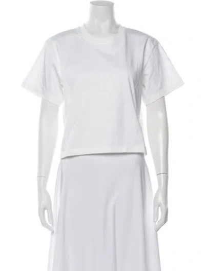 Pre-owned Helmut Lang Crew Neck Short Sleeve T-shirt W/ Tags In White