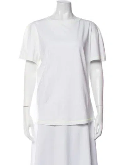 Pre-owned Helmut Lang Crew Neck Short Sleeve T-shirt W/ Tags In White