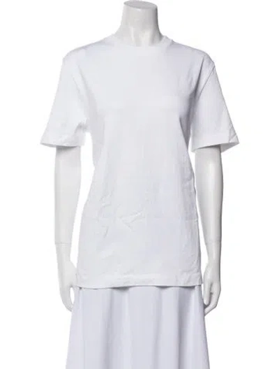 Pre-owned Helmut Lang Crew Neck Short Sleeve T-shirt In White