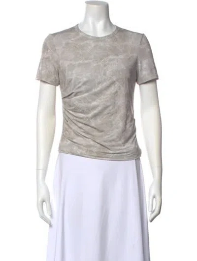 Pre-owned Helmut Lang Crew Neck Short Sleeve T-shirt In White