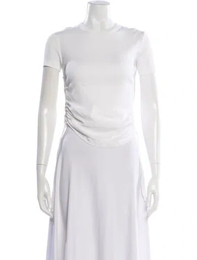 Pre-owned Helmut Lang Crew Neck Short Sleeve T-shirt In White