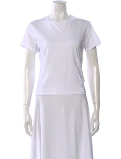 Pre-owned Helmut Lang Crew Neck Short Sleeve T-shirt In White