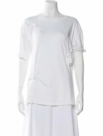 Pre-owned Helmut Lang Crew Neck Short Sleeve T-shirt In White