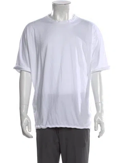 Pre-owned Helmut Lang Crew Neck Short Sleeve T-shirt In White