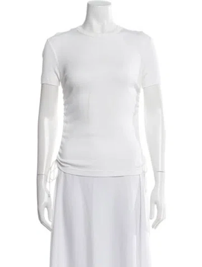 Pre-owned Helmut Lang Crew Neck Short Sleeve T-shirt In White