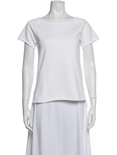 Pre-owned Helmut Lang Crew Neck Short Sleeve T-shirt In White