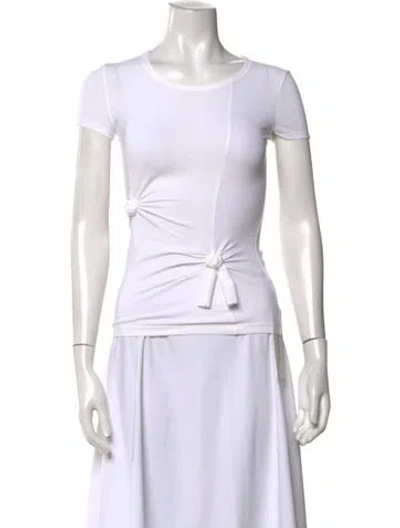 Pre-owned Helmut Lang Crew Neck Short Sleeve T-shirt In White