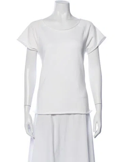 Pre-owned Helmut Lang Crew Neck Short Sleeve T-shirt In White