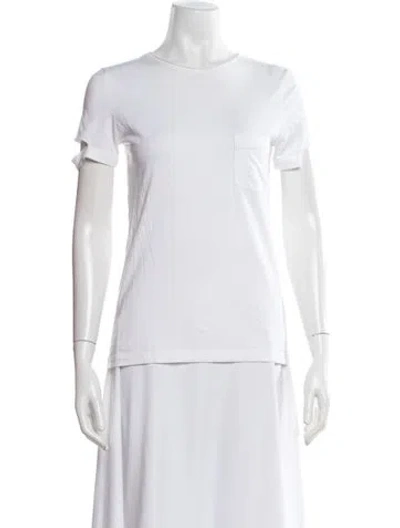Pre-owned Helmut Lang Crew Neck Short Sleeve T-shirt In White