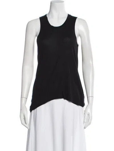 Pre-owned Helmut Lang Crew Neck Sleeveless Top In Black