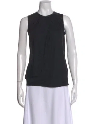 Pre-owned Helmut Lang Crew Neck Sleeveless Top In Blue