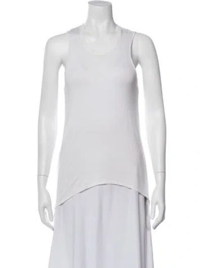 Pre-owned Helmut Lang Crew Neck Sleeveless Top In Gray