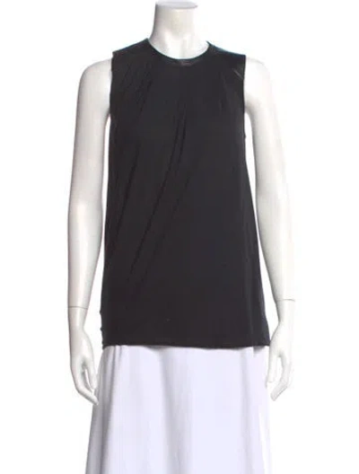 Pre-owned Helmut Lang Crew Neck Sleeveless Top In Gray