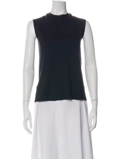 Pre-owned Helmut Lang Crew Neck Sleeveless Top In Green