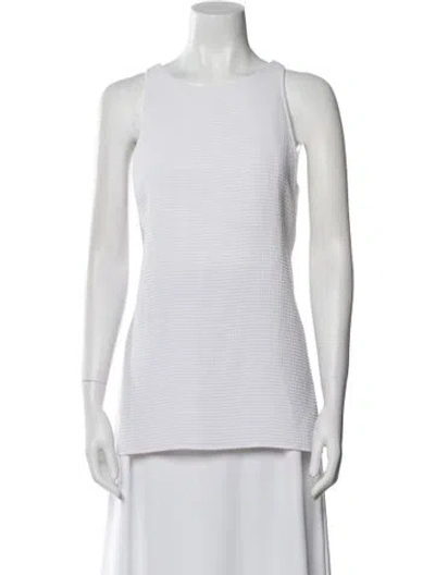 Pre-owned Helmut Lang Crew Neck Sleeveless Top In Neutral