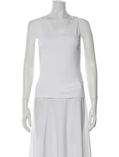 Pre-owned Helmut Lang Crew Neck Sleeveless Top In Neutral