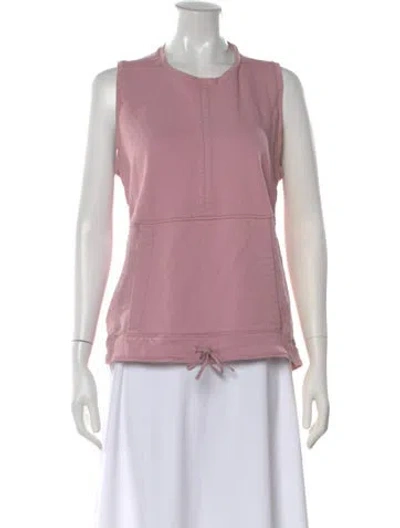 Pre-owned Helmut Lang Crew Neck Sleeveless Top In Pink
