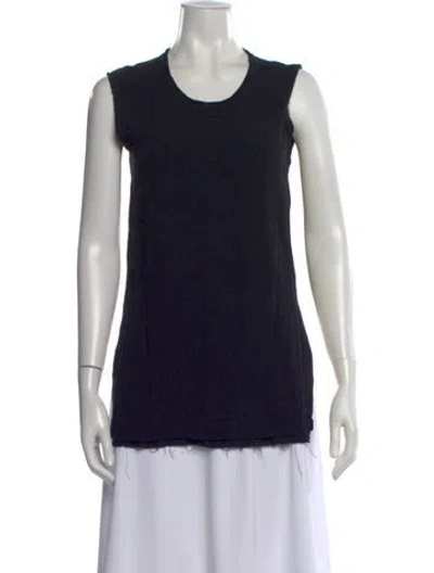 Pre-owned Helmut Lang Crew Neck Sleeveless T-shirt In Black